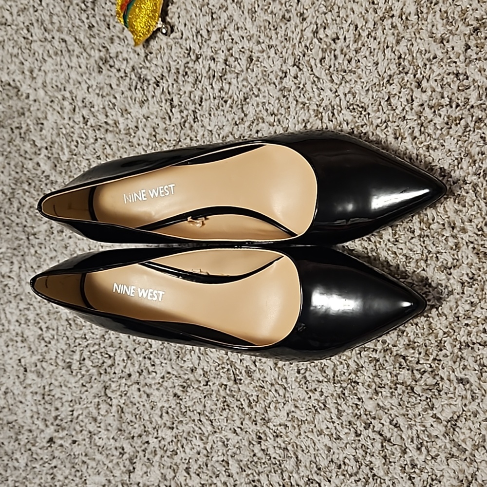 Nine west patent leather heels, size 8.5